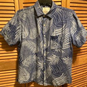 Chemise Hawaïenne Pour Homme Tasso Ella Island - Taille M, Bleu Foncé, Occasion Bon état